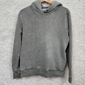 Outerknown Mens Hoodie Sweatshirt Hemp Organic Cotton Green M Sustainable Casual